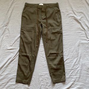 COPY - Lou & Grey Olive Green Cropped Pant